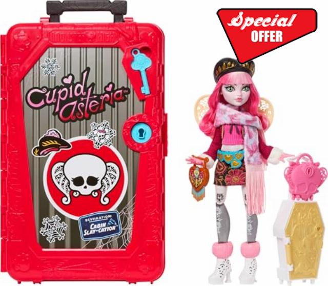 Monster High Skulltimate Secrets Cupid Asteria Doll and Accessories Set