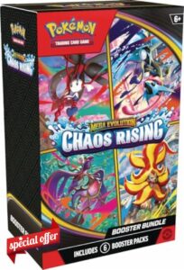 Pokémon TCG: Mega Evolution—Chaos Rising Booster Bundle (6 Booster Packs)