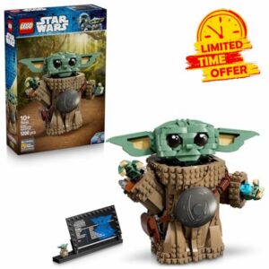 LEGO Star Wars 75446 Grogu (Mandalorian Apprentice) Toy - Display Figure Model Kit w/Beskar Armour for Kids' Room Decor - Gift Idea for 10+ Year Old Boys