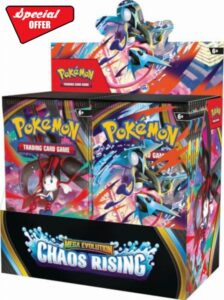 Pokémon TCG: Mega Evolution—Chaos Rising Booster Display