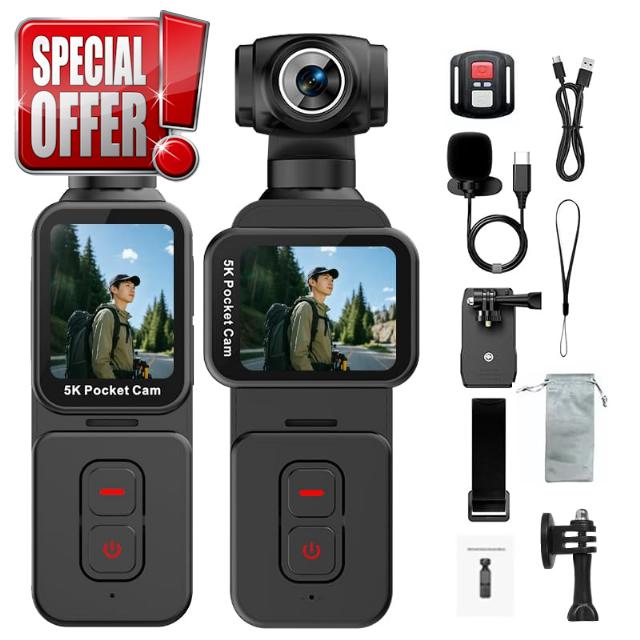 5K Handheld Action Camera