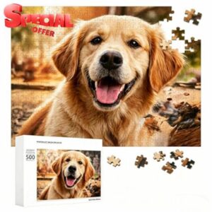 Personalised Photo Jigsaw Puzzle – 1000 Pieces Challenge Puzzle Gift – Custom Picture Puzzle with Image Optimisation – for Puzzle Lovers & Adults – Idea