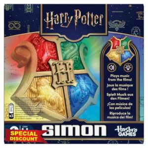 Simon Harry Potter Edition Game – Hogwarts Handheld Electronic Memory Game for Children – Lights and Sounds – Officially Licensed – 1+ Players – Ages 8+ - English Versio