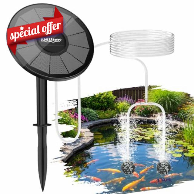 AMZtime Solar Pond Aerator