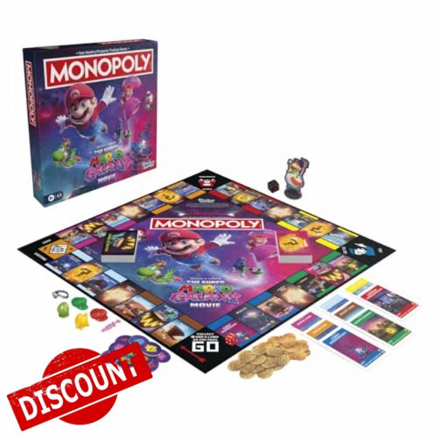 Monopoly: The Super Mario Galaxy Movie Edition Board Game I Fun Family Games for Children