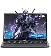 Tivique 2026 15.6 Inch Laptop with Ryzen 4300U Processor up to 3.7GHz (Beat N100/N150) 16GB RAM D...