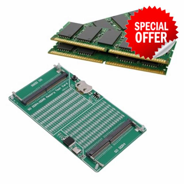 LICAEVEY 2-in-1 DDR4 DDR5 Memory Tester Diagnostic Analyzer RAM Tester Card with LED Light Indicator for Laptop Desktop Server Computers