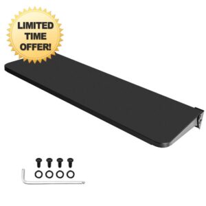 Grill Folding Front Shelf for Weber Searwood XL 600 Pellet Grill 36" Grill Front Table Wood Pellet Grill Replacement Parts 3400109 Outdoor Steel BBQ Grill Accessories