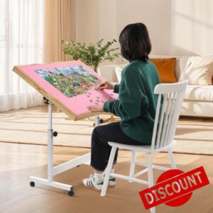 Wooden Jigsaw Puzzle Folding Table for Adults