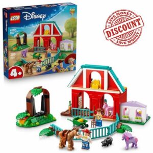 LEGO|Disney Pixar Blaze's Horse Ranch Toy - incl. Woody & Jessie Minifigures plus 2 Horses