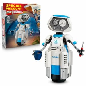 LEGO ǀ Marvel The Fantastic Four H.E.R.B.I.E. Figure - Collectible Toy Robot w/Accessories - Kids' Room or Desk Decor - Birthday Gift for 10+ Year Old Boys & Super Hero Fans - 76339