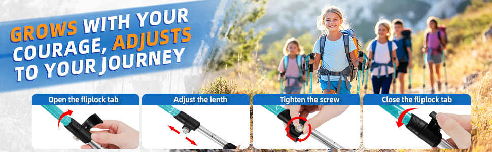 Scenic panoramic marketing banner showing figure on mountain ridge against cloudy sky, with subtle text overlays about outdoor adventure.