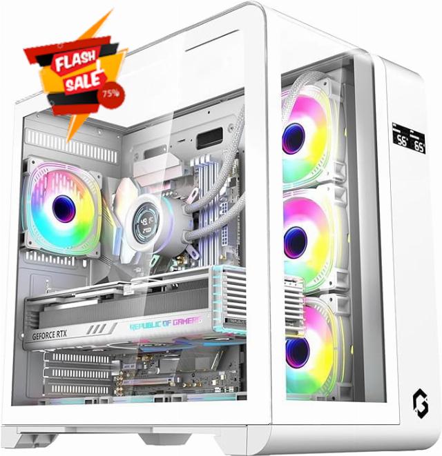 GAMEON GO-INFINITY-A Gaming PC Case ATX Mid Tower | 4 ARGB PWM Fans
