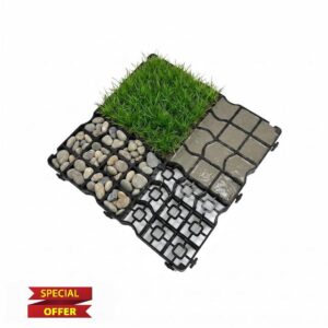 ORGANIZED Heavy Duty Plastic Shed Base Grass Grid