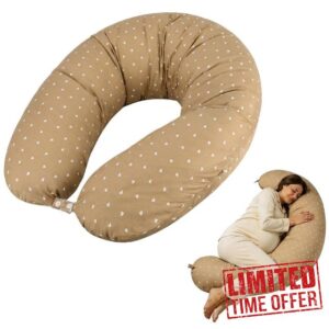 Bebamour Pregnancy Pillow & Nursing Pillow 2-in-1