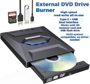 Multifunctional External Optical Drive DVD Burner