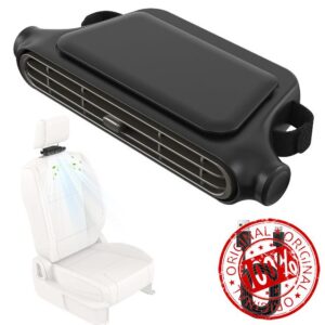 Car Headrest Neck Fan for Back Seat - Mini Portable USB Dual Airflow Cooling for Driver & Rear Passengers