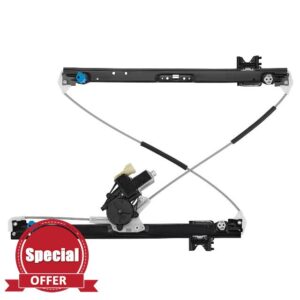BDFHYK Electric Window Regulator Front Left Passenger Side with Motor Compatible with Land Rover Discovery V L462 SUV 2016-2020 (Only for 4/5 Doors) Replace# LR083211