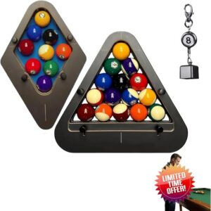 Precision-Engineered Professional Billiard Rack System That Eliminates Gaps