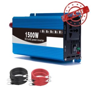 72V to 120V 1500W Pure SINE Wave Inverter Charger DC Input 12V/24V/48V/60V to AC Output 110V/220V