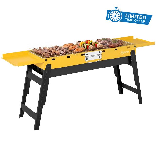 Outsunny Portable BBQ Grill