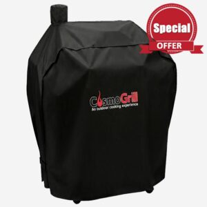 CosmoGrill NEW Ignis Smoker BBQ Cover with Chimney Coverage