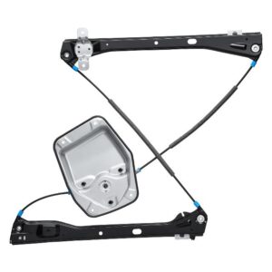 BDFHYK Electric Window Regulator Front Left Passenger Side with Motor Compatible with Golf V MK5 Jetta MK III Estate Hatchback Saloon 2003-2010