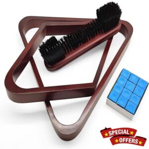 Minhe Classic Wood Pool Ball Positioning Rack