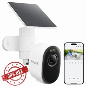 Reolink Solar Security Camera Outdoor Wireless for Garage