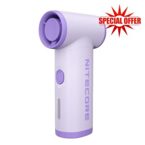 Nitecore NEF nano Palm-Sized High Speed Handheld Fan (Purple)