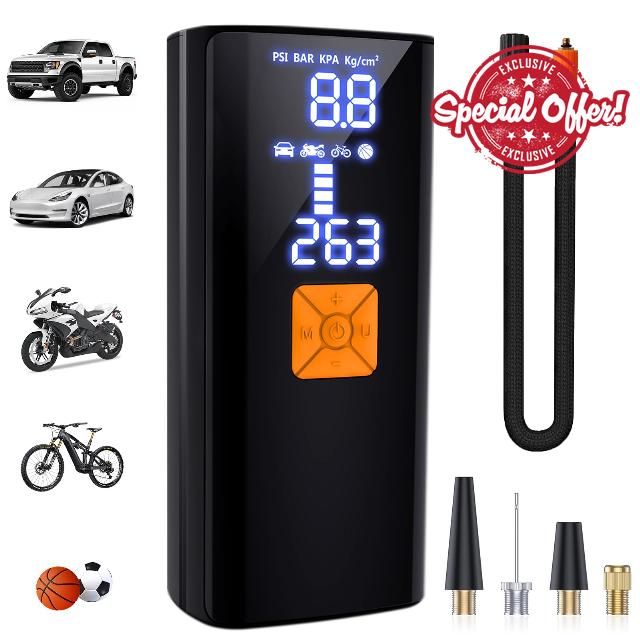 Tyre Inflator Portable Air Compressor