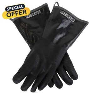 Pit Boss Heat & Water Resistant BBQ Gloves with Neoprene and Nitrile Coating