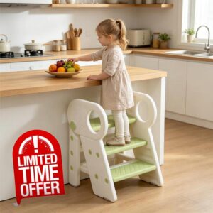 Toddler Step Stool with Handles