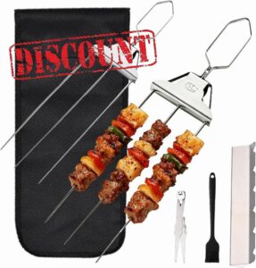 3-Way Stainless Steel BBQ Skewers