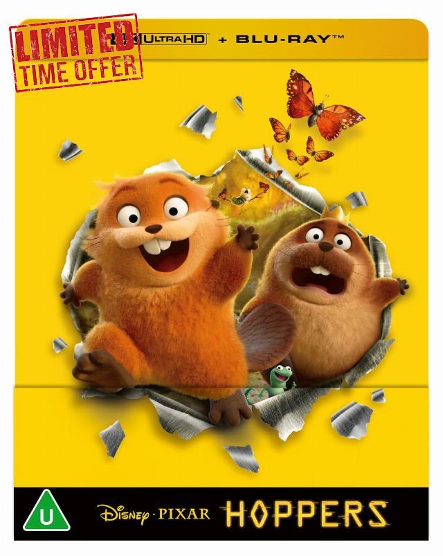 Disney Pixar's Hoppers 4K Ultra HD SteelBook