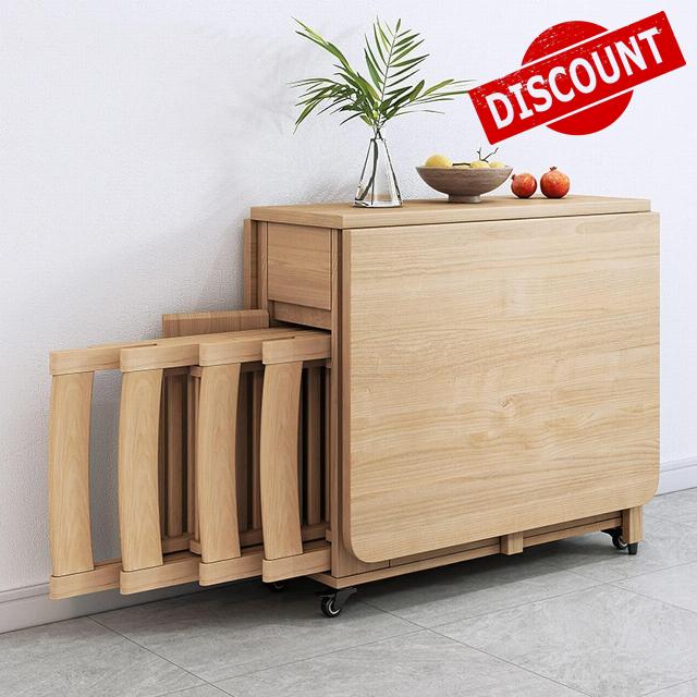Drop Leaf Table with Chairs