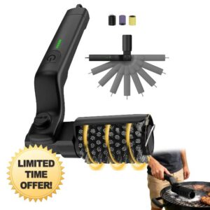 Electric Rotary Grill Brush for Outdoor Grill