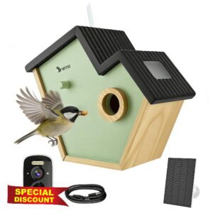 Smart Bird House with AI Identify Camera