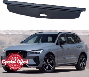Rear Boot Cargo Cover Curtain For Volvo XC60 2018-2024