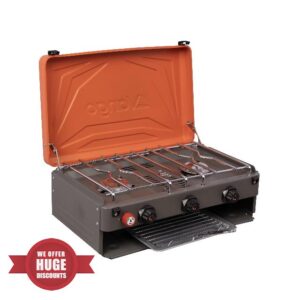Vango Magma Dual Burner Camping Stove with Infrared Grill – 2 x 3kW Portable Gas Cooker