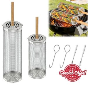 Rolling Grill Basket