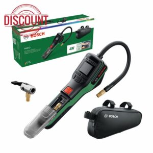 Bosch PNEO Cordless Pneumatic Pump (Compact Power BA 4V 3.0 Ah Battery