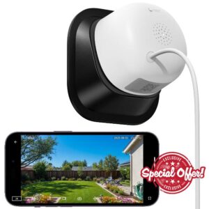 wansview 2K Window Security Camera - 2.4GHz & 5GHz WiFi Indoor Cameras for Home Security