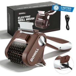 Electric Grill Brush with LED Light