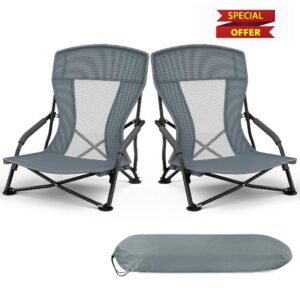 Portable Folding Beach Chair with Carry Bag
