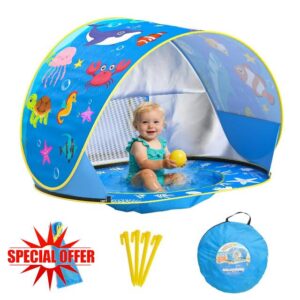 Pop-Up Baby Beach Tent with Little Pool