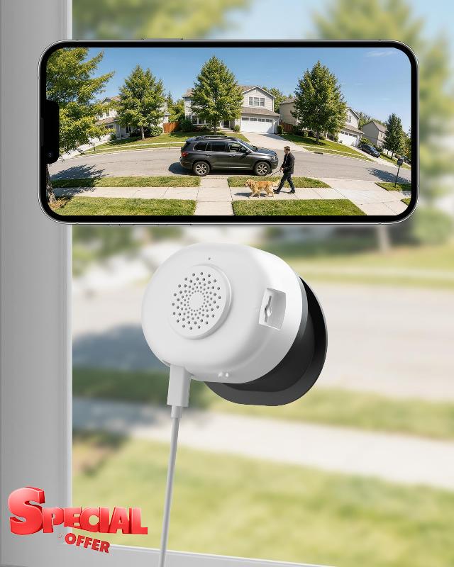 Anlapus 3MP 2K Window Camera for Home Security