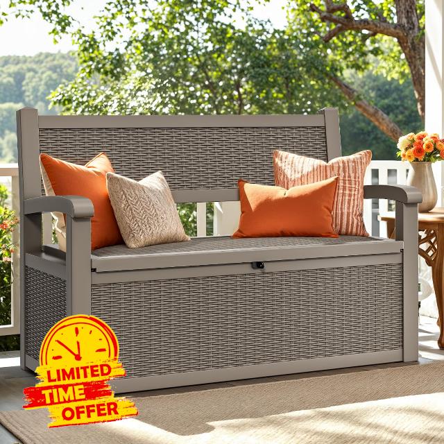 YITAHOME 265L Storage Bench Deck Box