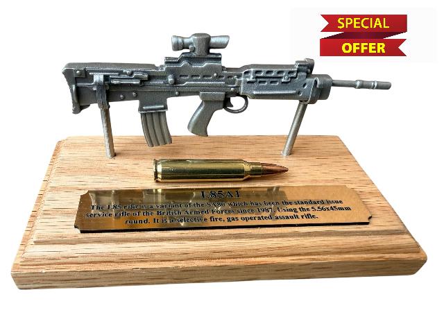 British Army SA80 L85A1 Miniature Desk Display