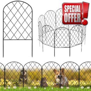 Metal Garden Border Fence 10 Panels